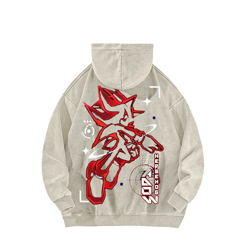 Sonic Unisex Washed Hoodie 2601002183