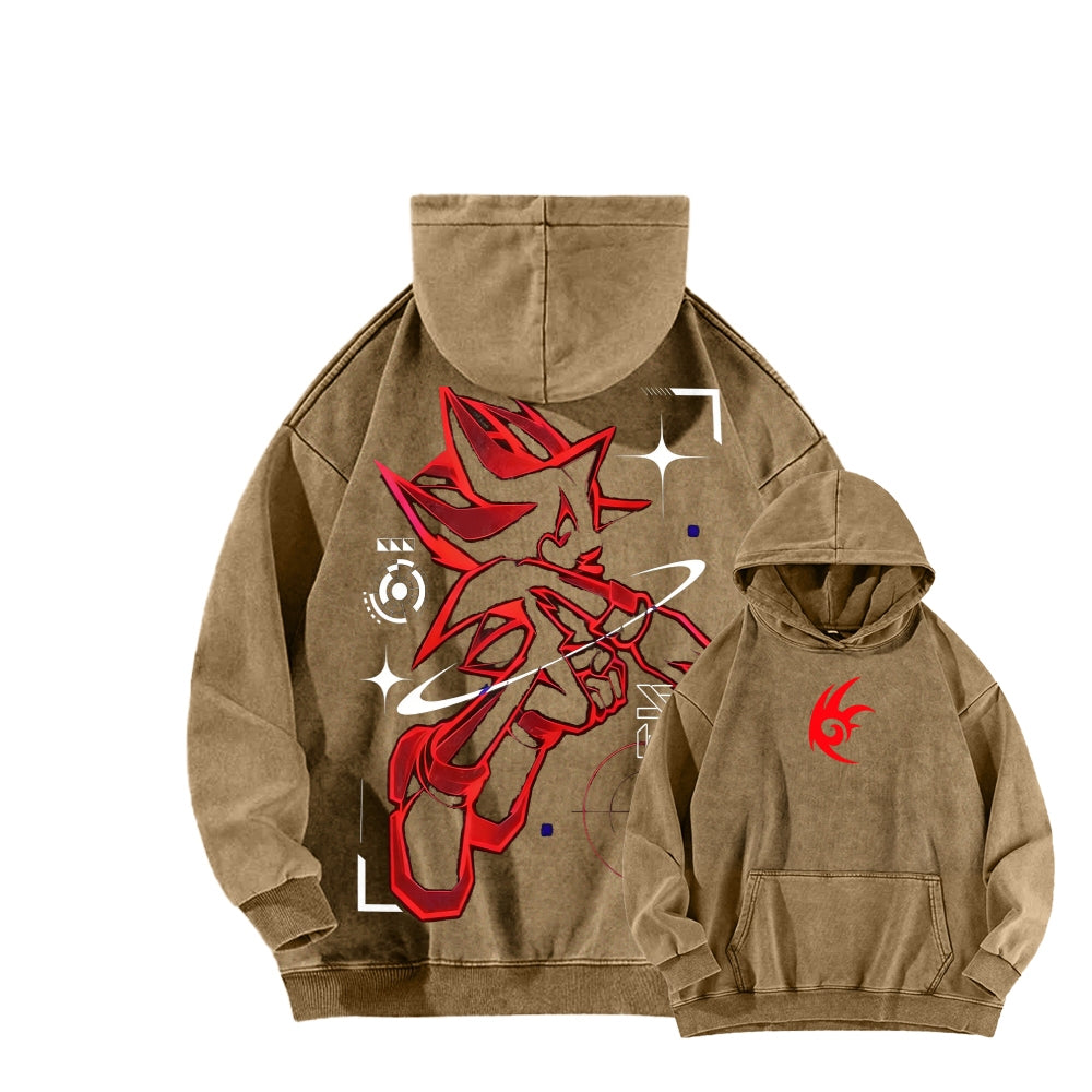 Sonic Unisex Washed Hoodie 2601002183
