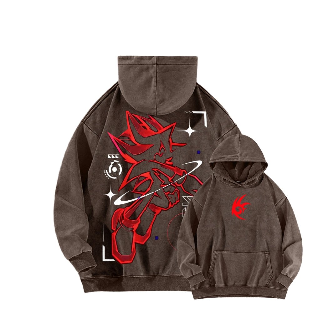 Sonic Unisex Washed Hoodie 2601002183