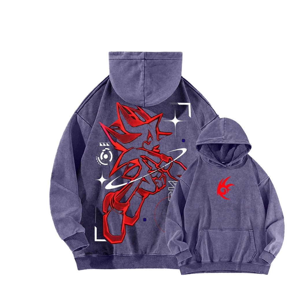 Sonic Unisex Washed Hoodie 2601002183