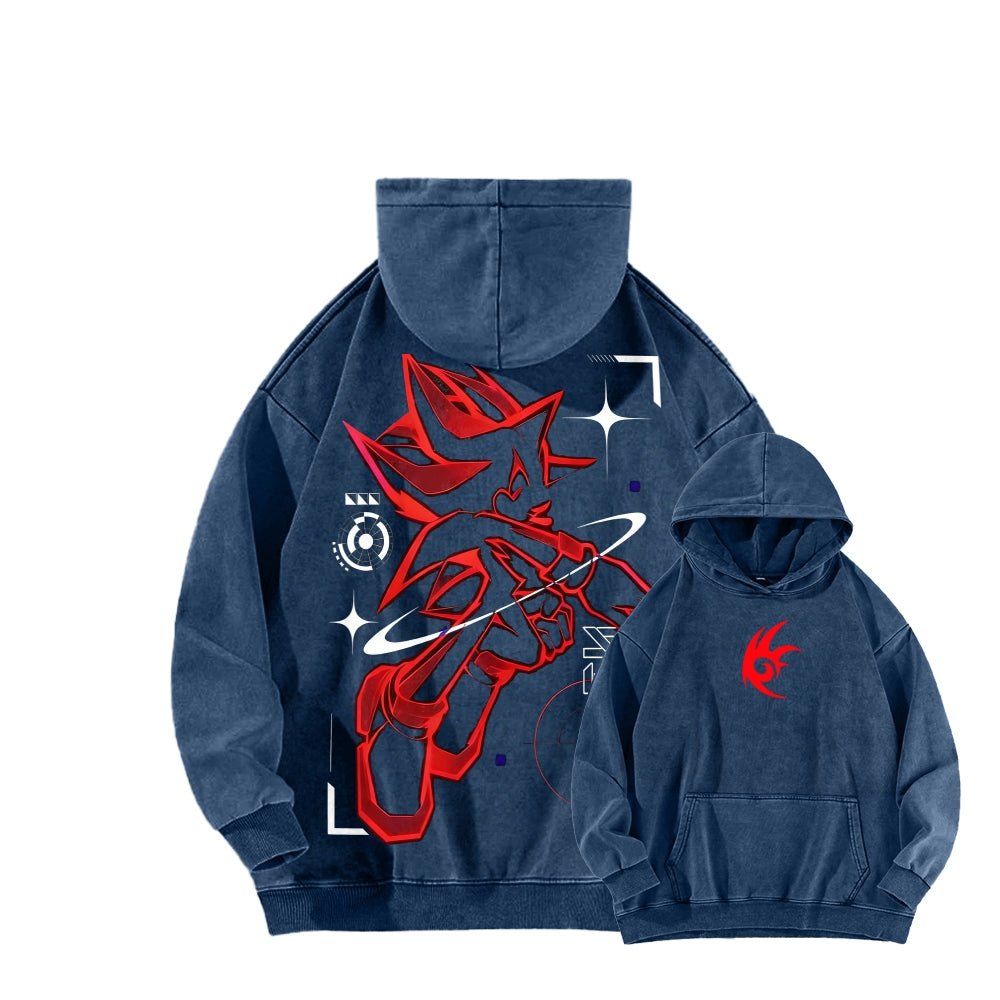 Sonic Unisex Washed Hoodie 2601002183