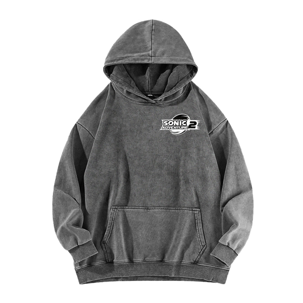 Sonic Unisex Washed Hoodie 2601002730