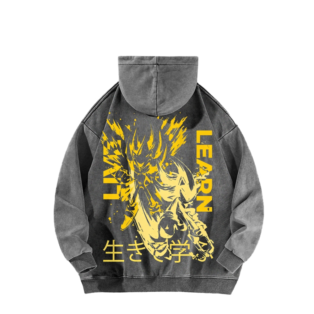 Sonic Unisex Washed Hoodie 2601002730