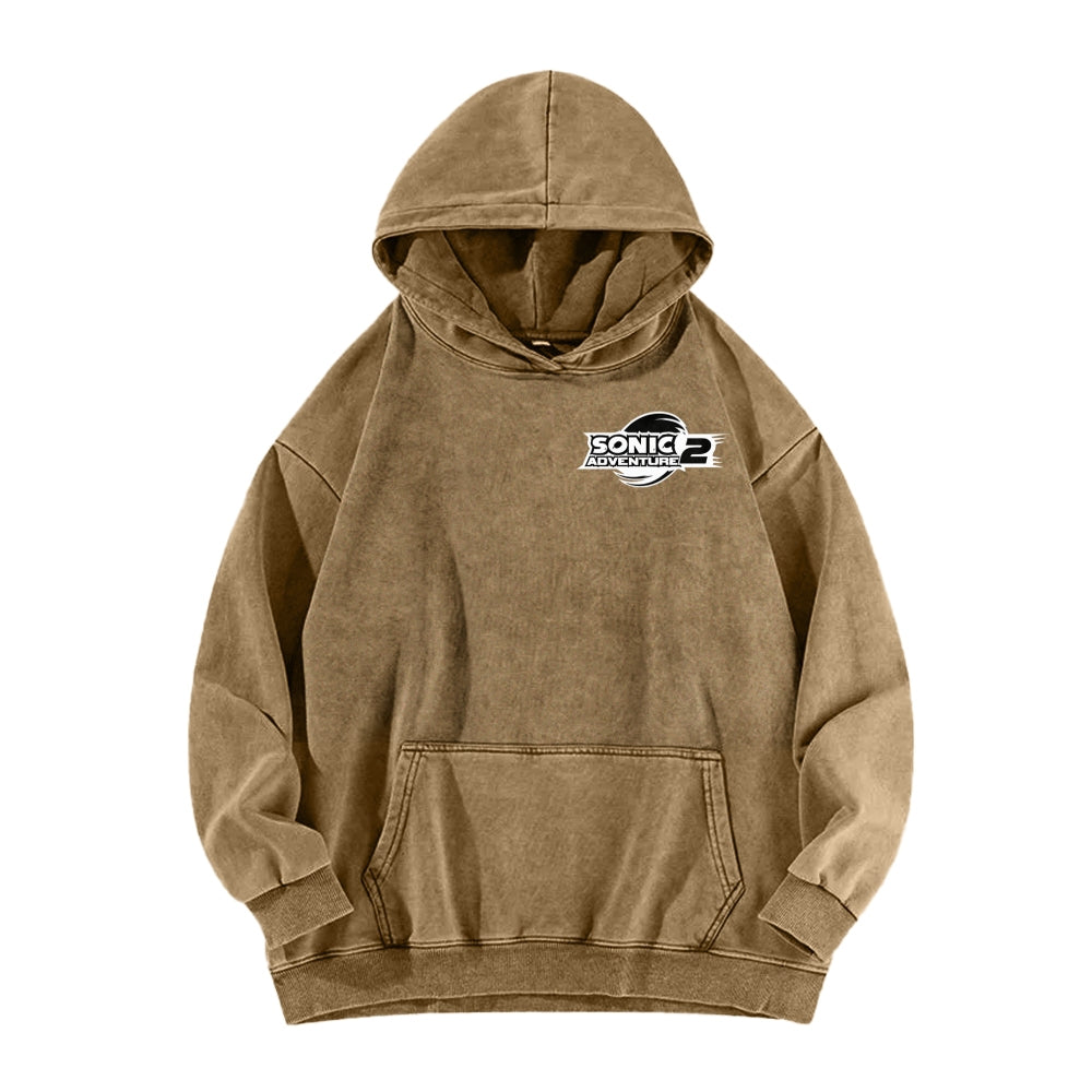 Sonic Unisex Washed Hoodie 2601002730