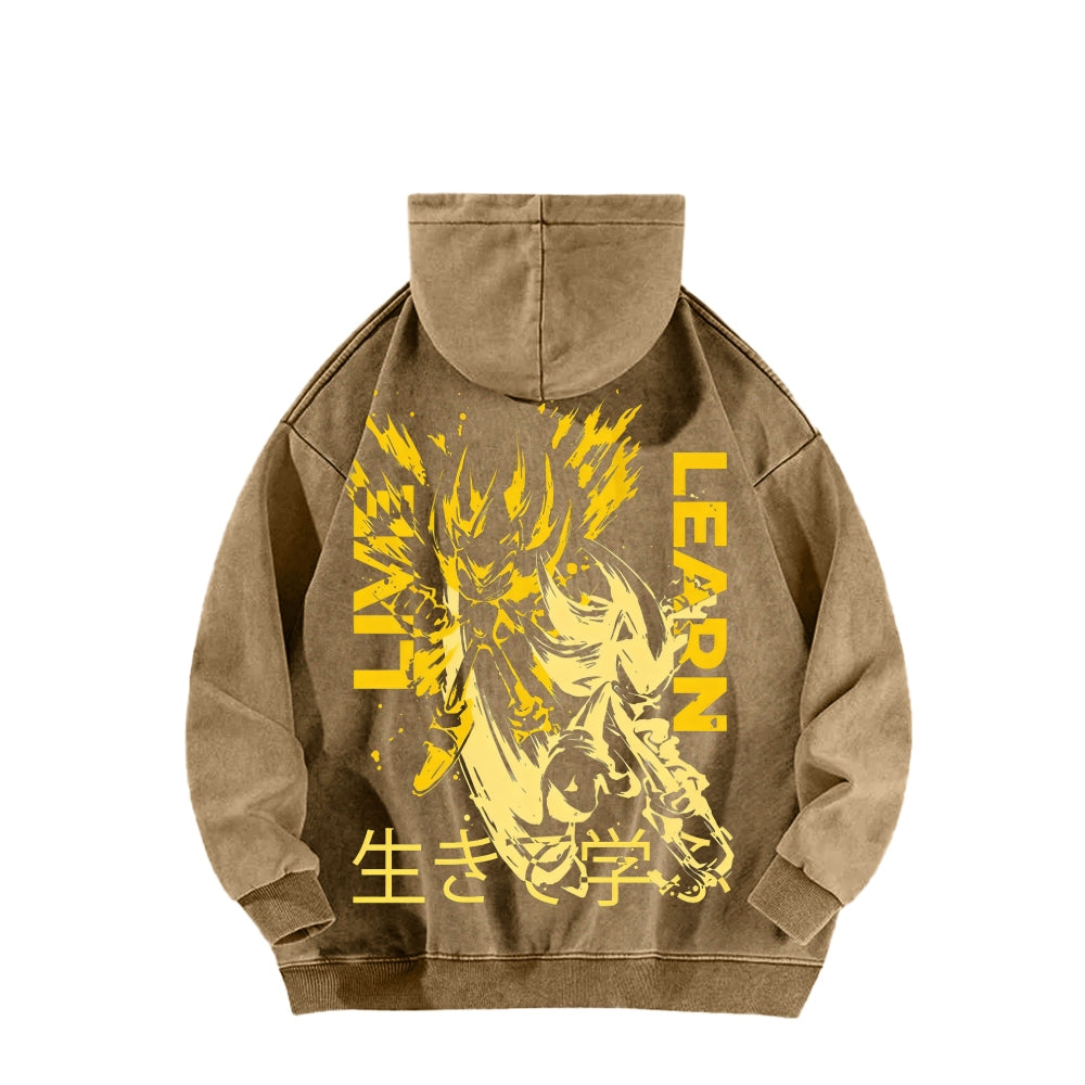 Sonic Unisex Washed Hoodie 2601002730