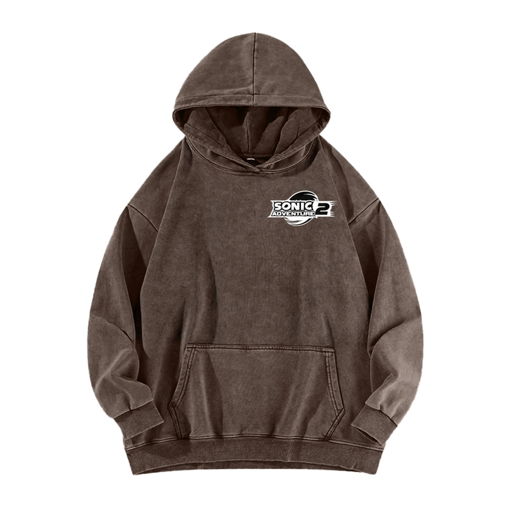 Sonic Unisex Washed Hoodie 2601002730