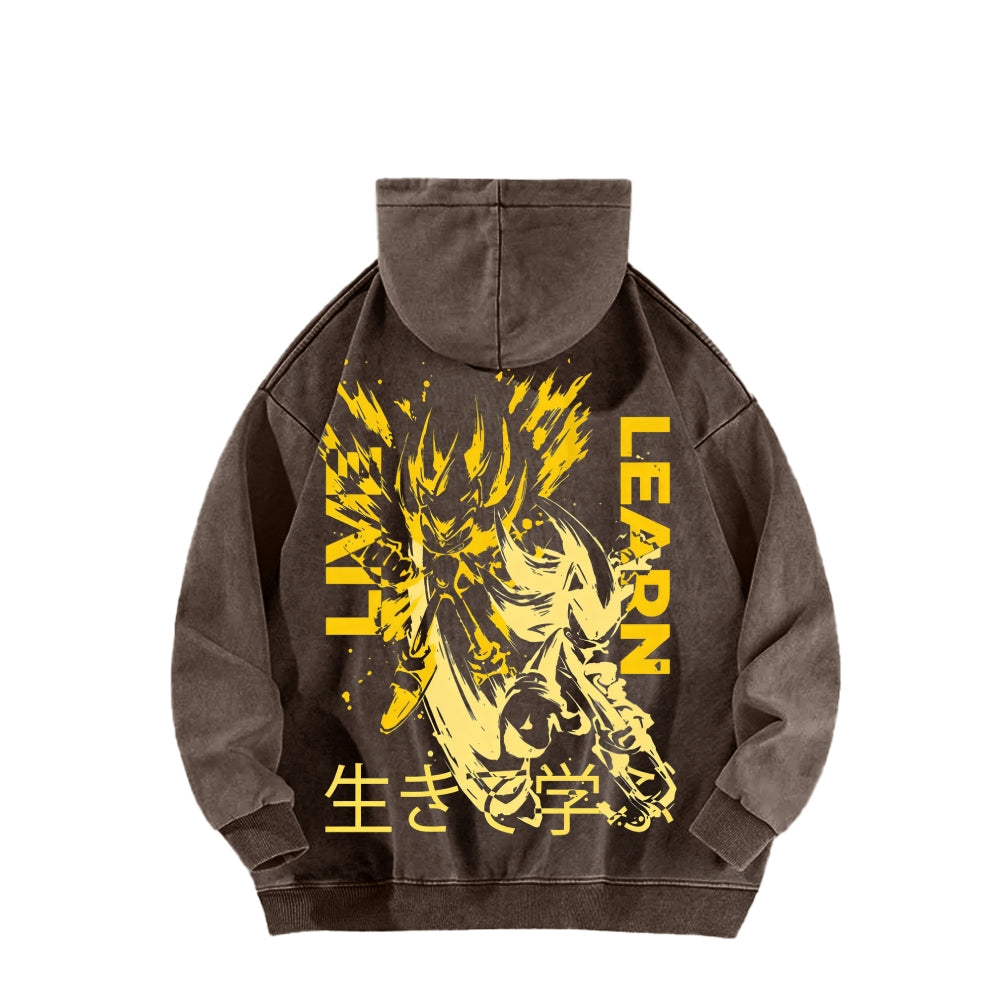 Sonic Unisex Washed Hoodie 2601002730
