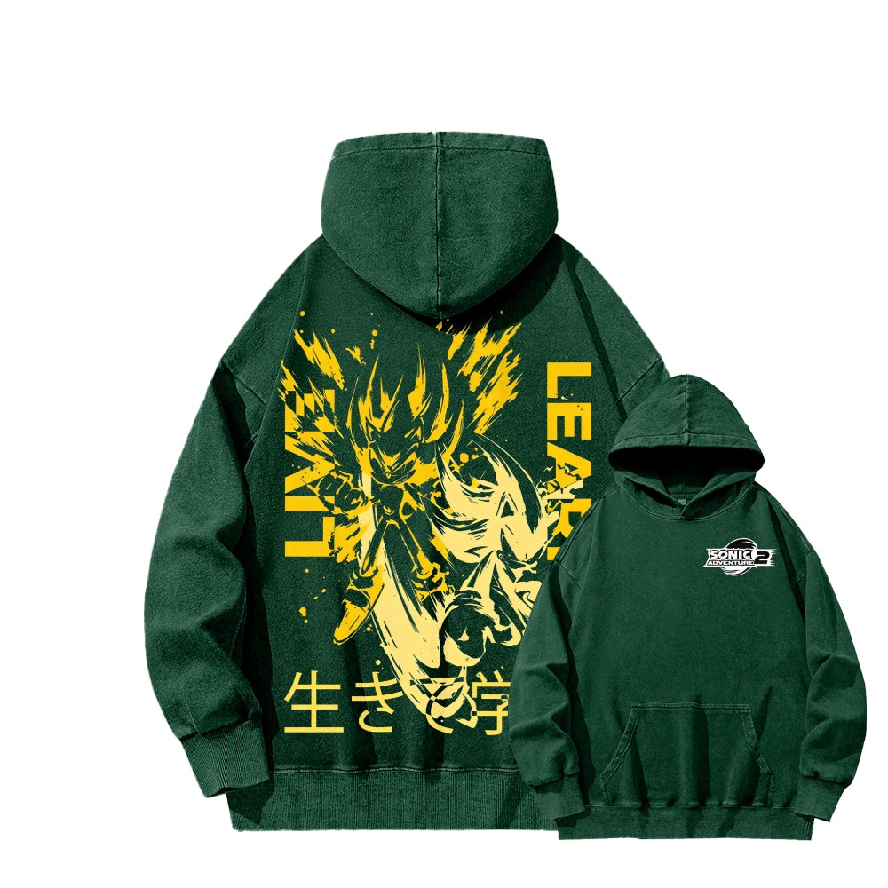 Sonic Unisex Washed Hoodie 2601002730