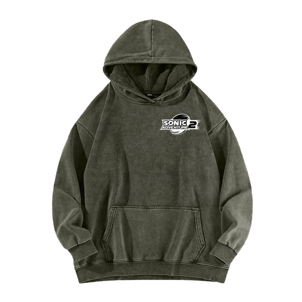 Sonic Unisex Washed Hoodie 2601002730