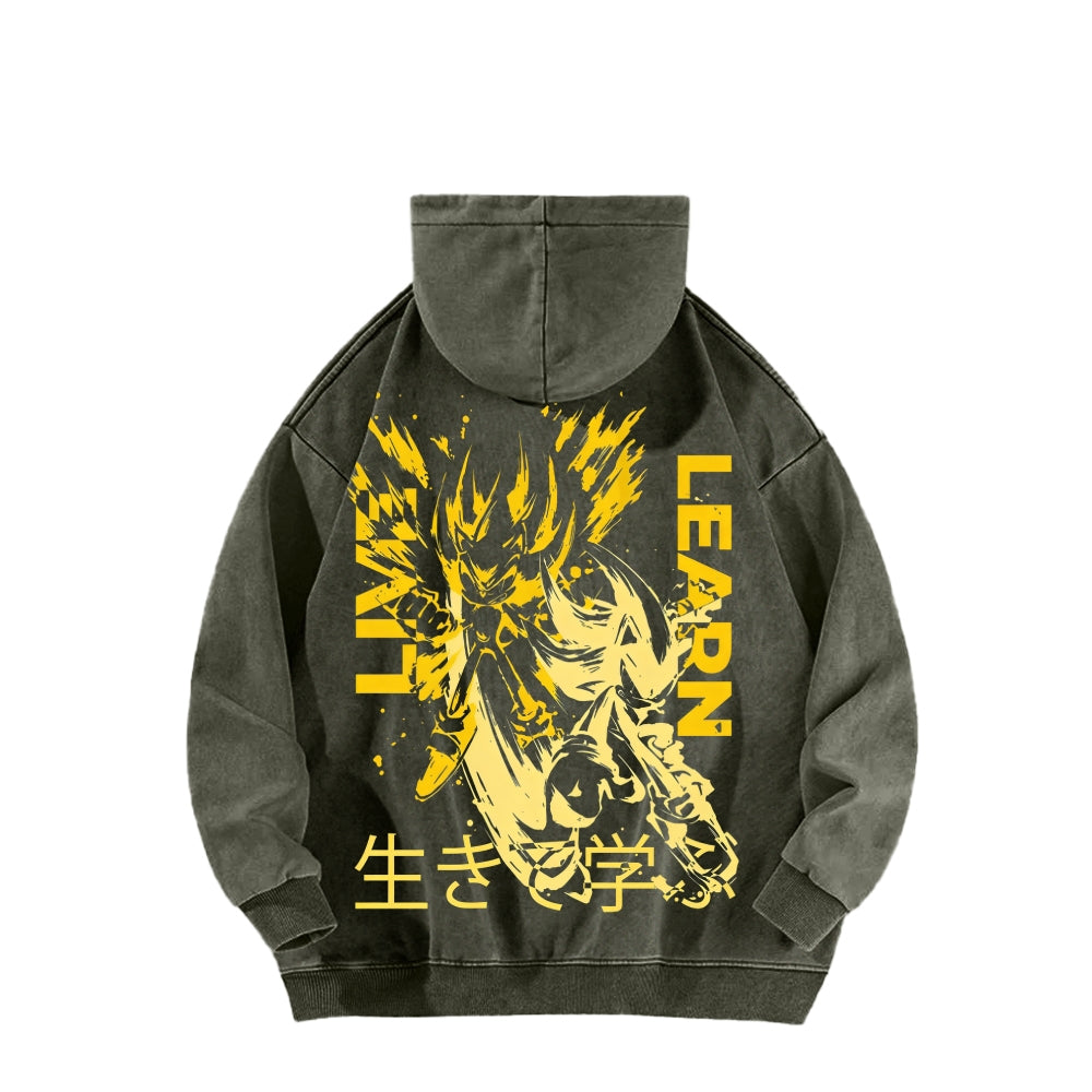 Sonic Unisex Washed Hoodie 2601002730