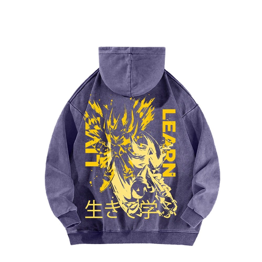 Sonic Unisex Washed Hoodie 2601002730