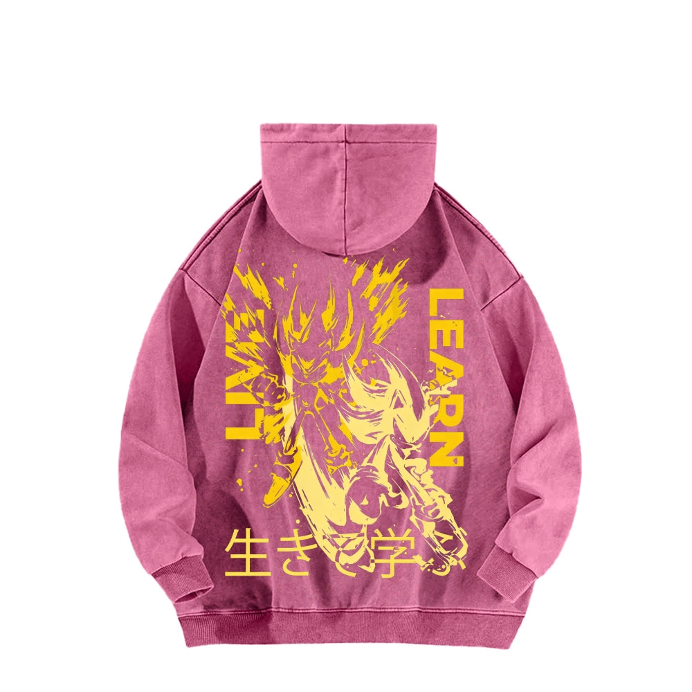 Sonic Unisex Washed Hoodie 2601002730