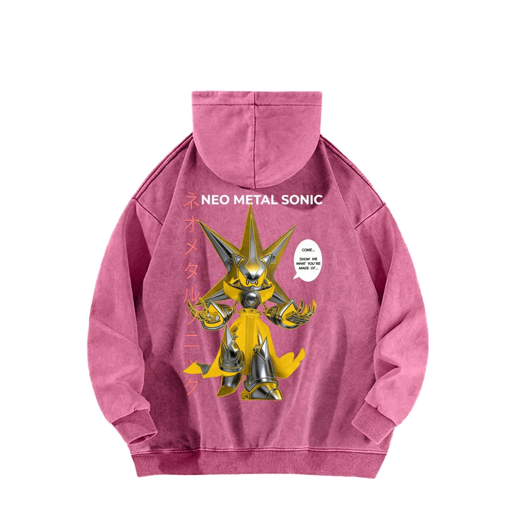 Sonic Unisex Washed Hoodie 2601002856