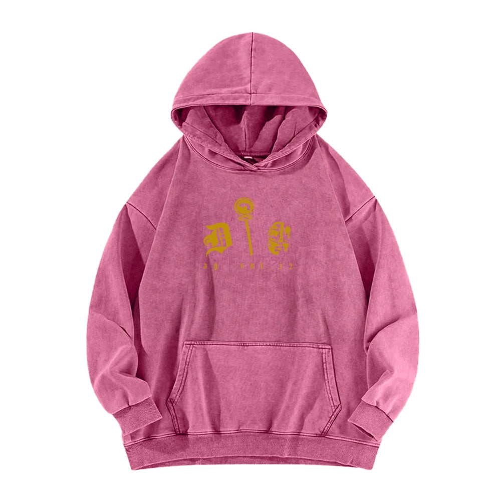 Jojo's Bizarre Adventure Unisex Washed Hoodie 2601002947