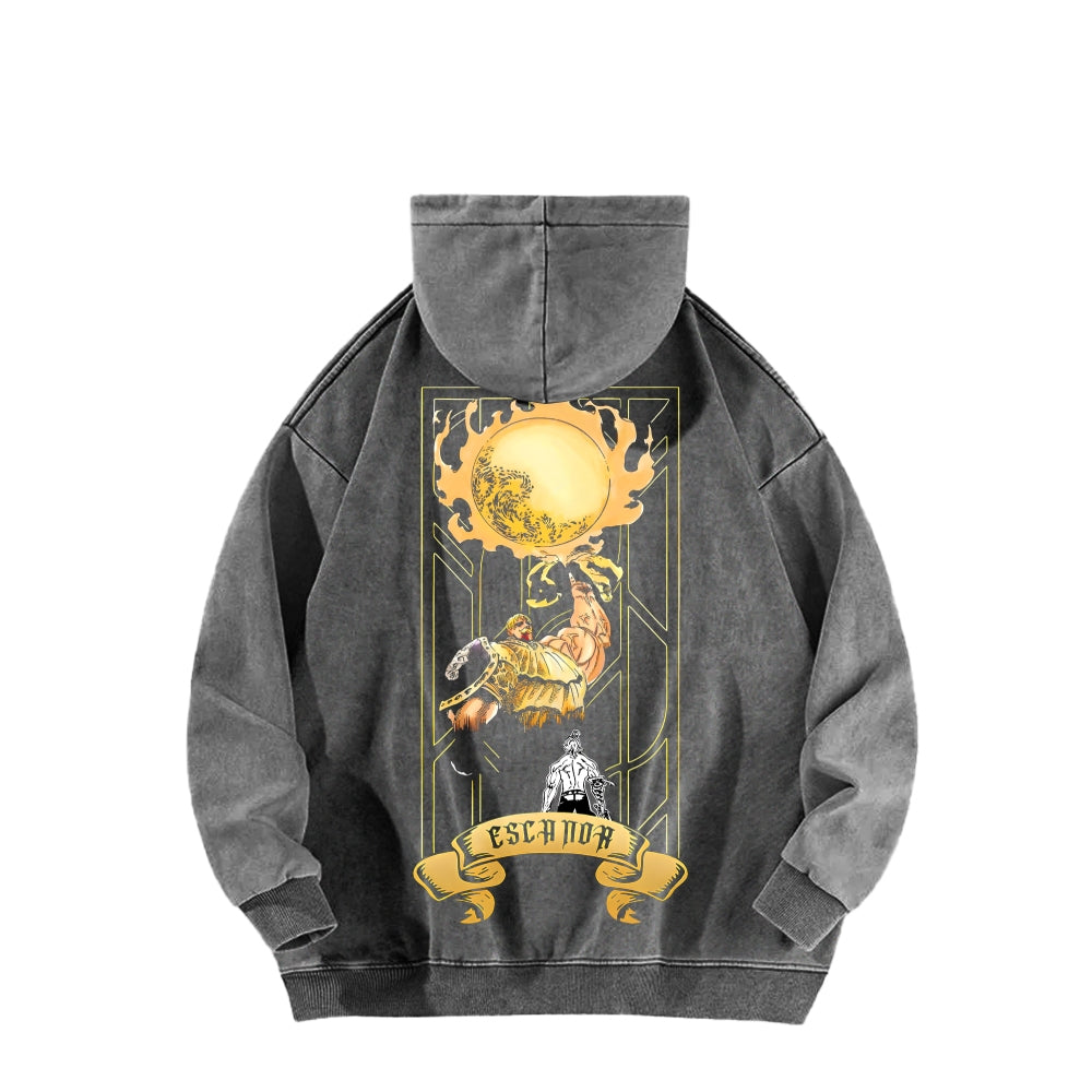 Seven Deadly Sins Unisex Washed Hoodie 2601002966