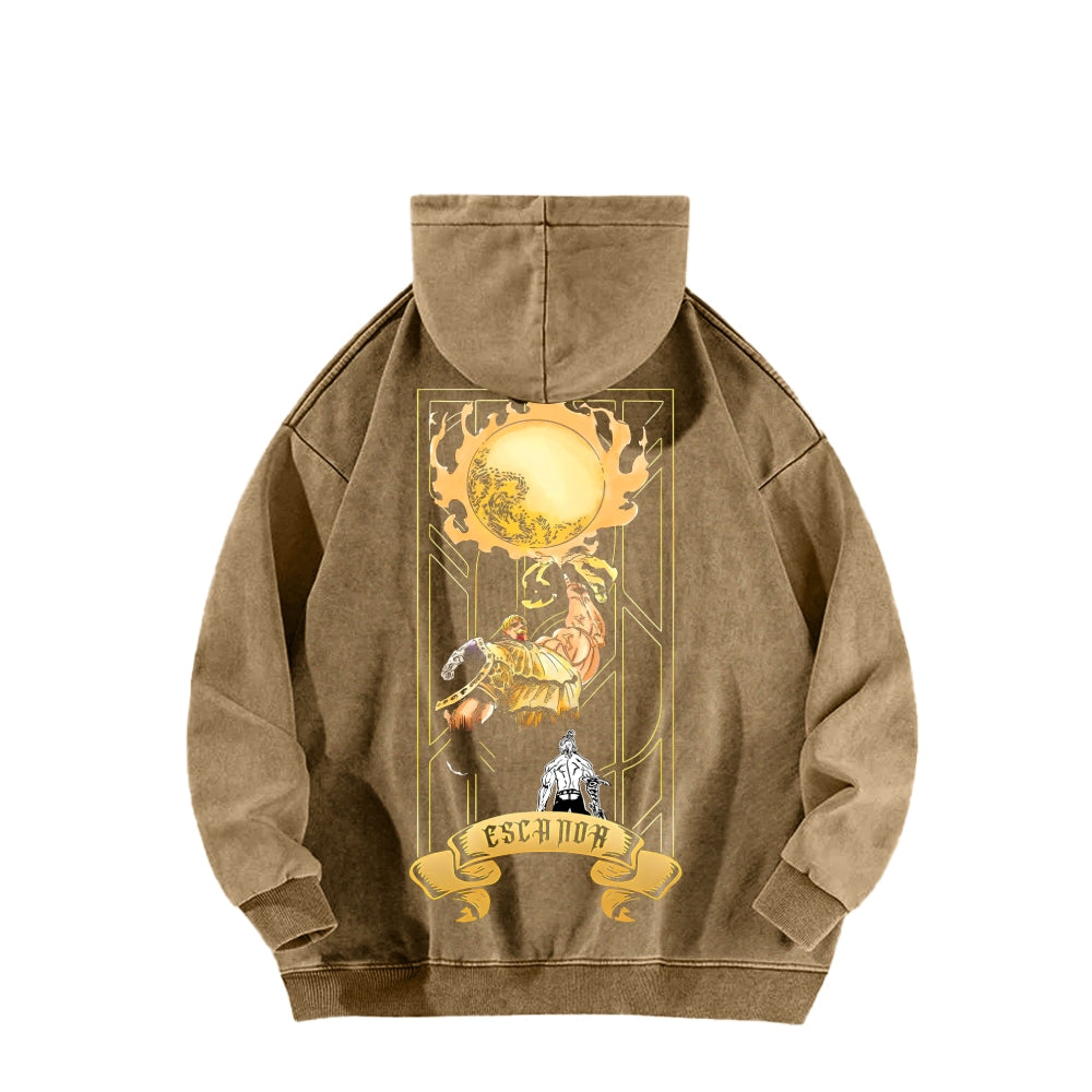 Seven Deadly Sins Unisex Washed Hoodie 2601002966