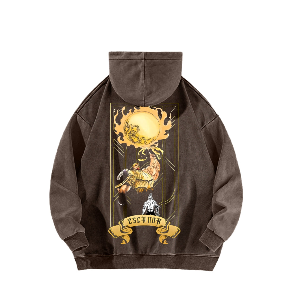 Seven Deadly Sins Unisex Washed Hoodie 2601002966
