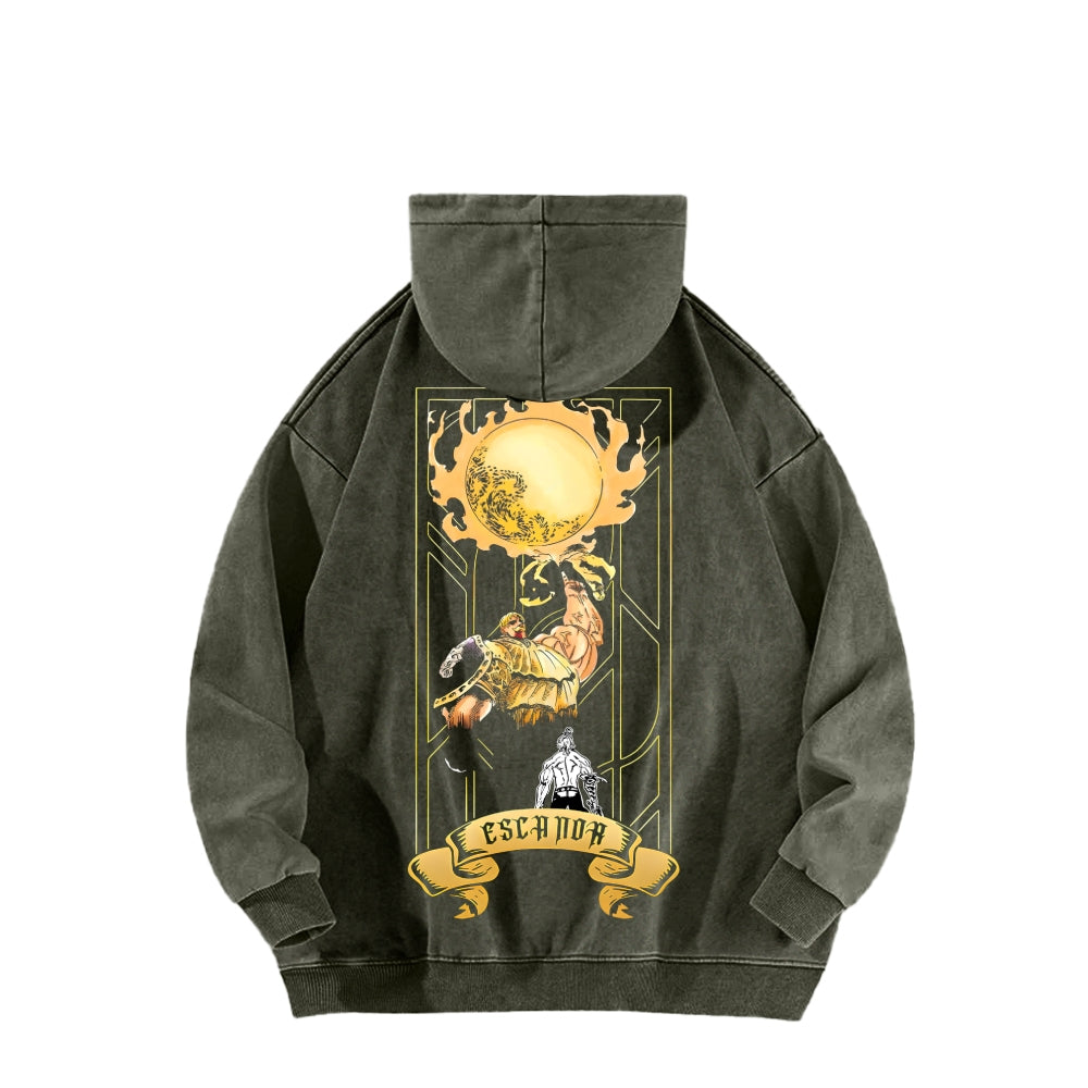 Seven Deadly Sins Unisex Washed Hoodie 2601002966