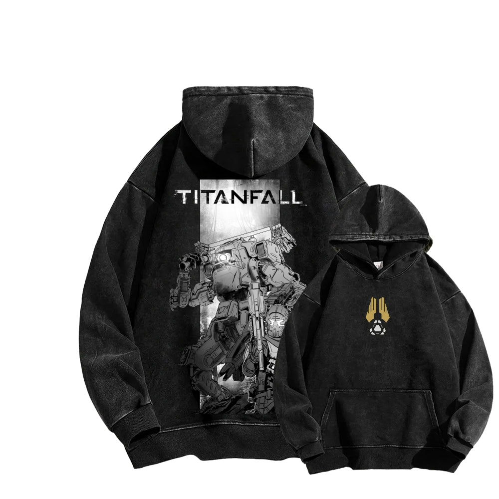 TITANFALL Unisex Washed Hoodie 2601003113