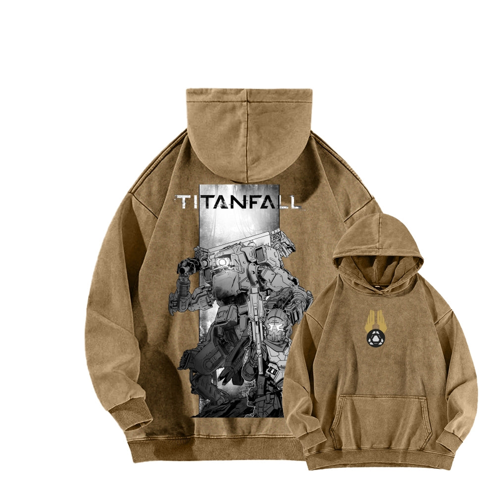 TITANFALL Unisex Washed Hoodie 2601003113
