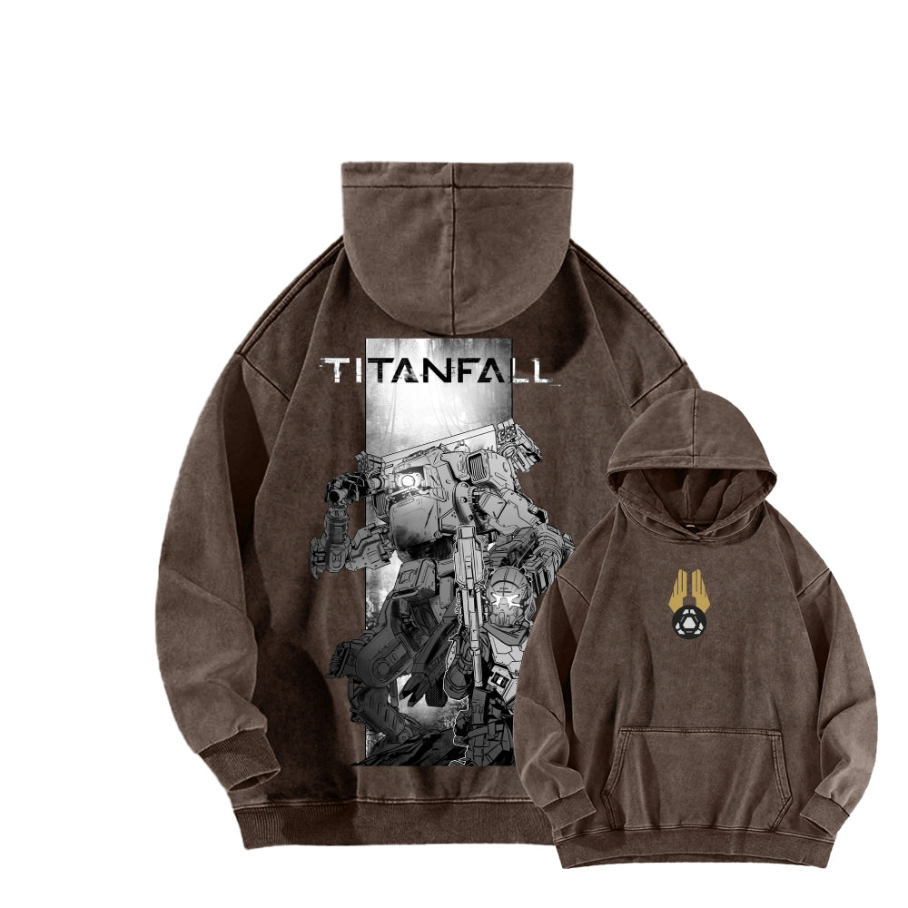 TITANFALL Unisex Washed Hoodie 2601003113