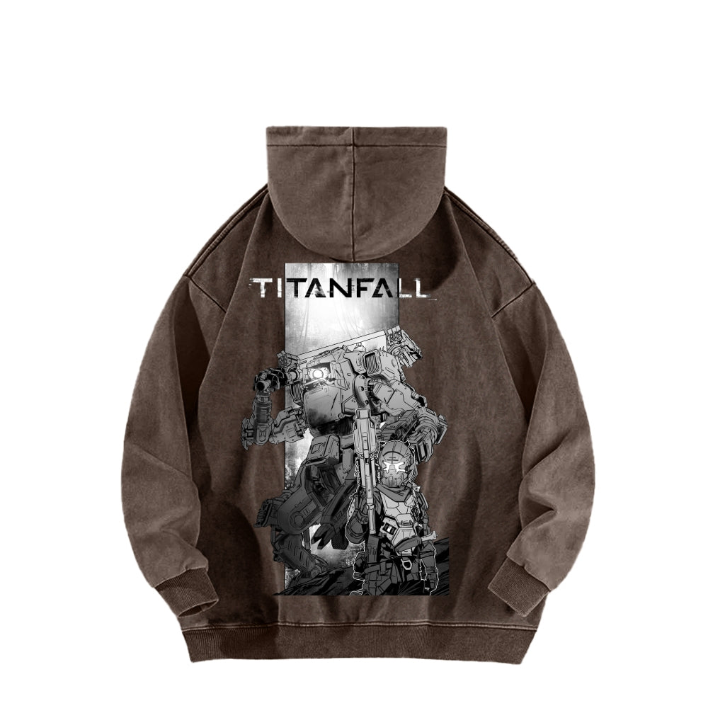 TITANFALL Unisex Washed Hoodie 2601003113