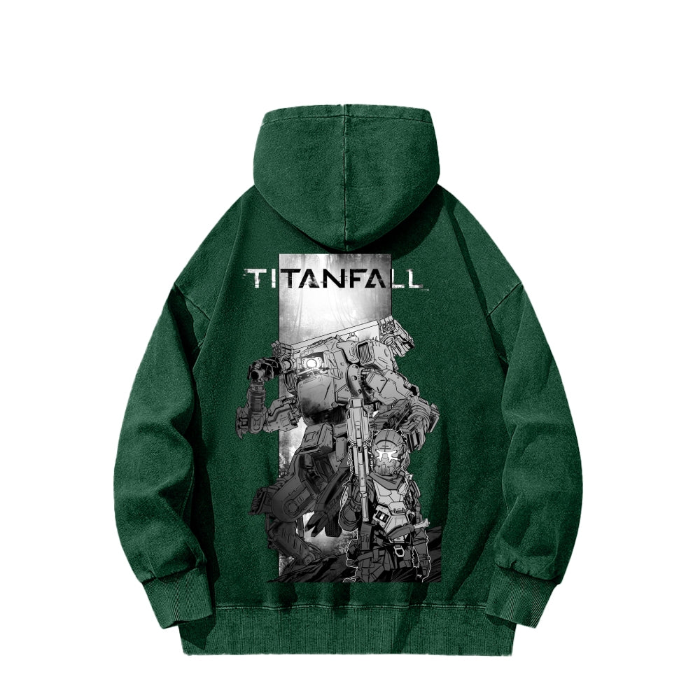 TITANFALL Unisex Washed Hoodie 2601003113