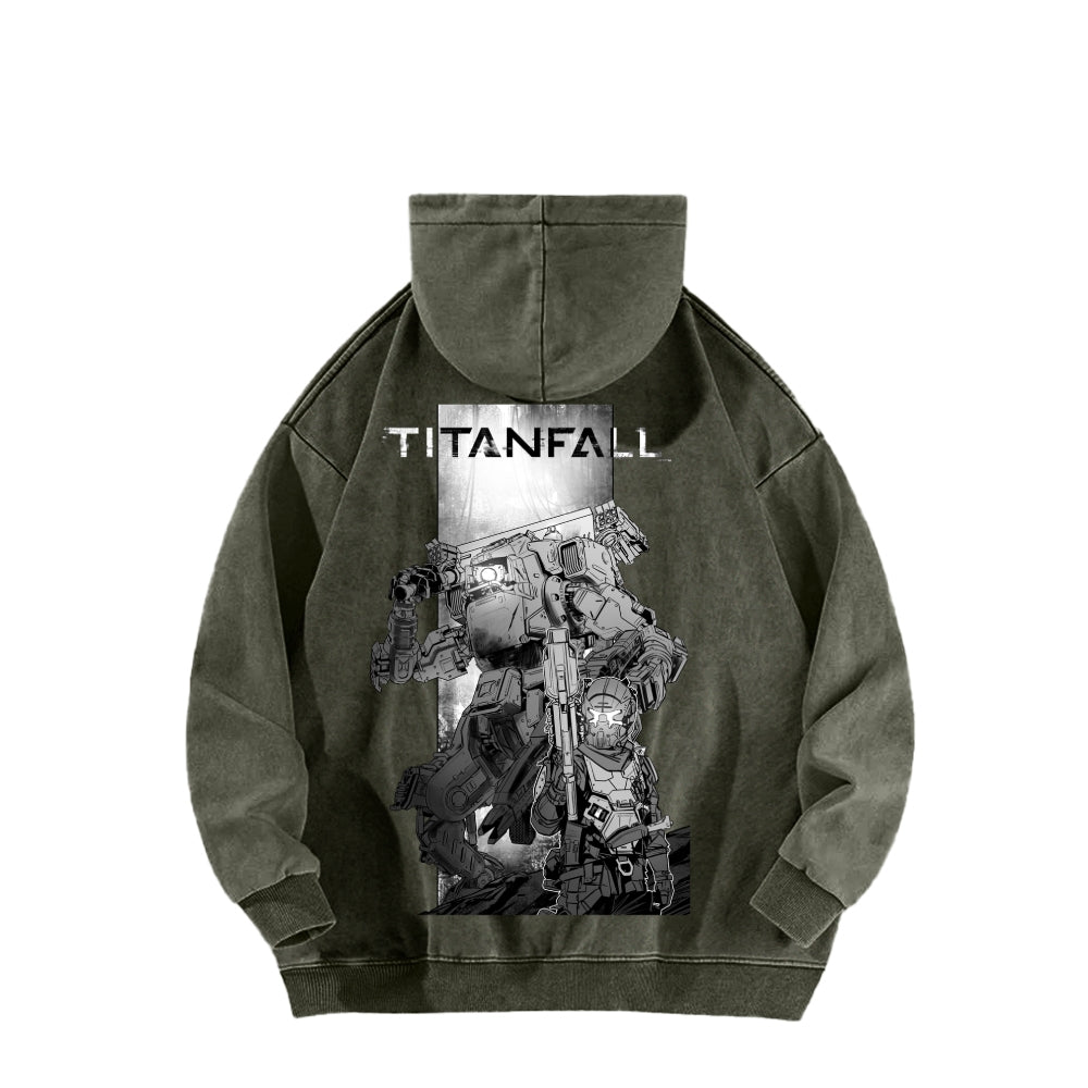 TITANFALL Unisex Washed Hoodie 2601003113