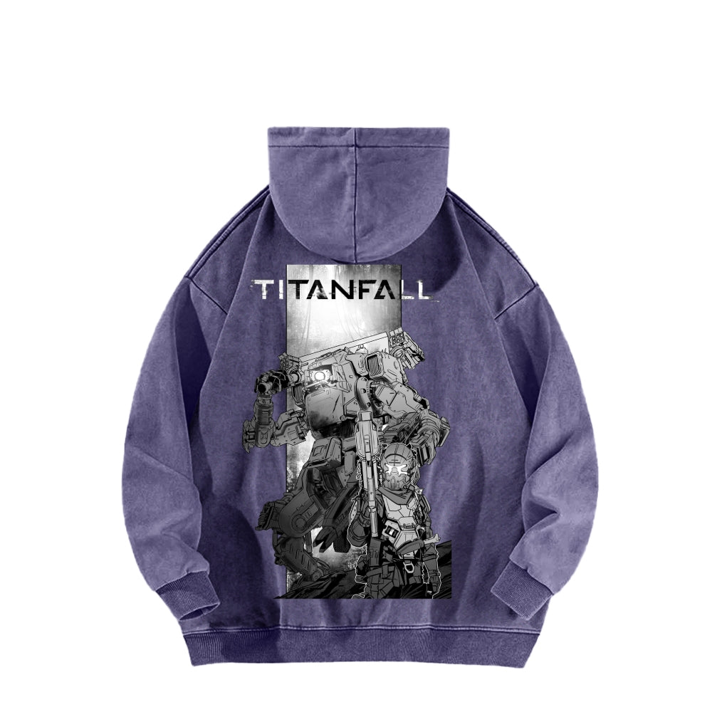 TITANFALL Unisex Washed Hoodie 2601003113