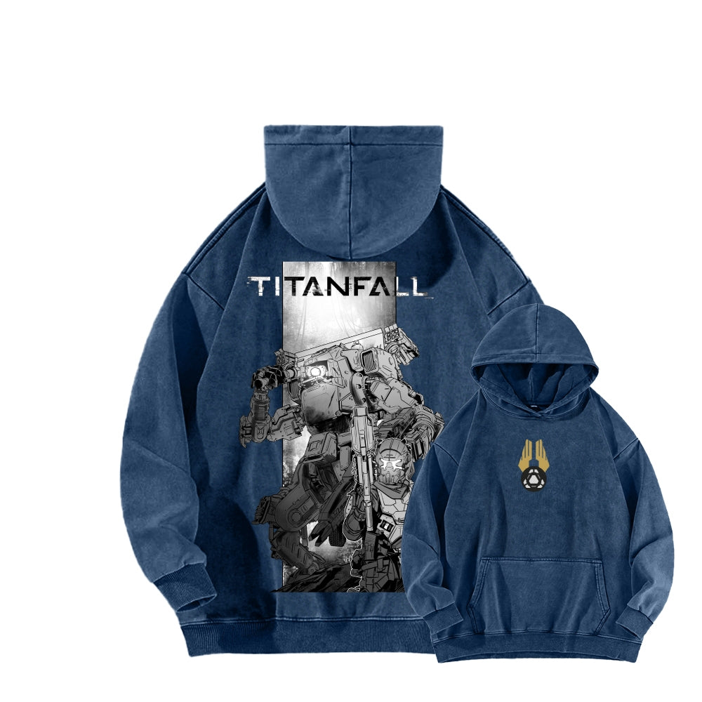 TITANFALL Unisex Washed Hoodie 2601003113