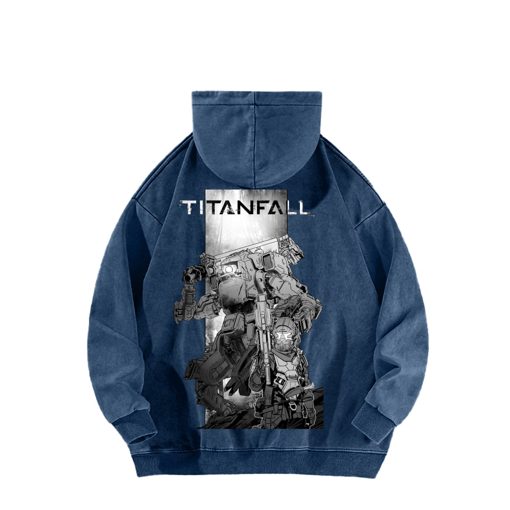TITANFALL Unisex Washed Hoodie 2601003113