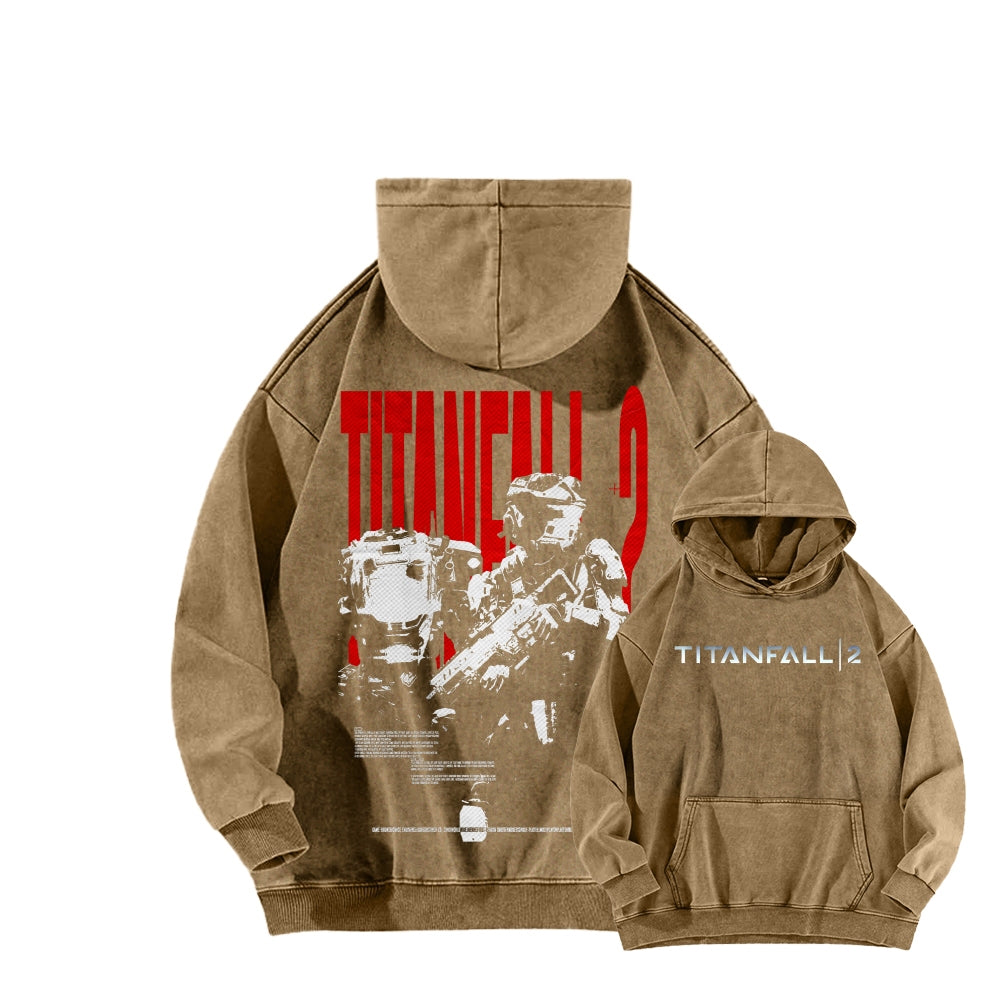 TITANFALL Unisex Washed Hoodie 2601003119