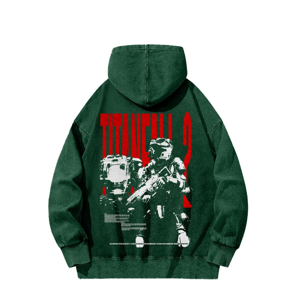 TITANFALL Unisex Washed Hoodie 2601003119
