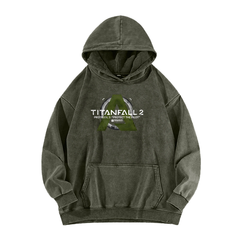 TITANFALL Unisex Washed Hoodie 2601003123
