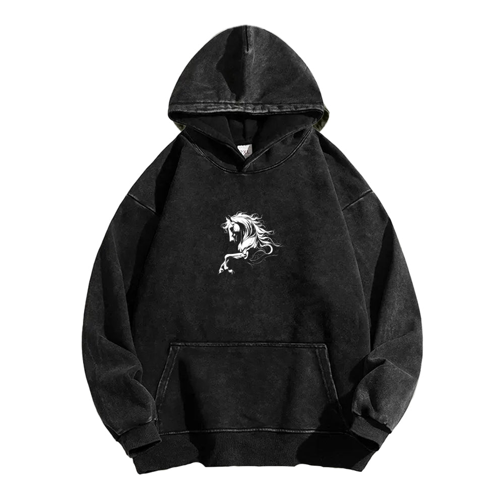 Oguri Cap Unisex Washed Hoodie 2601003389