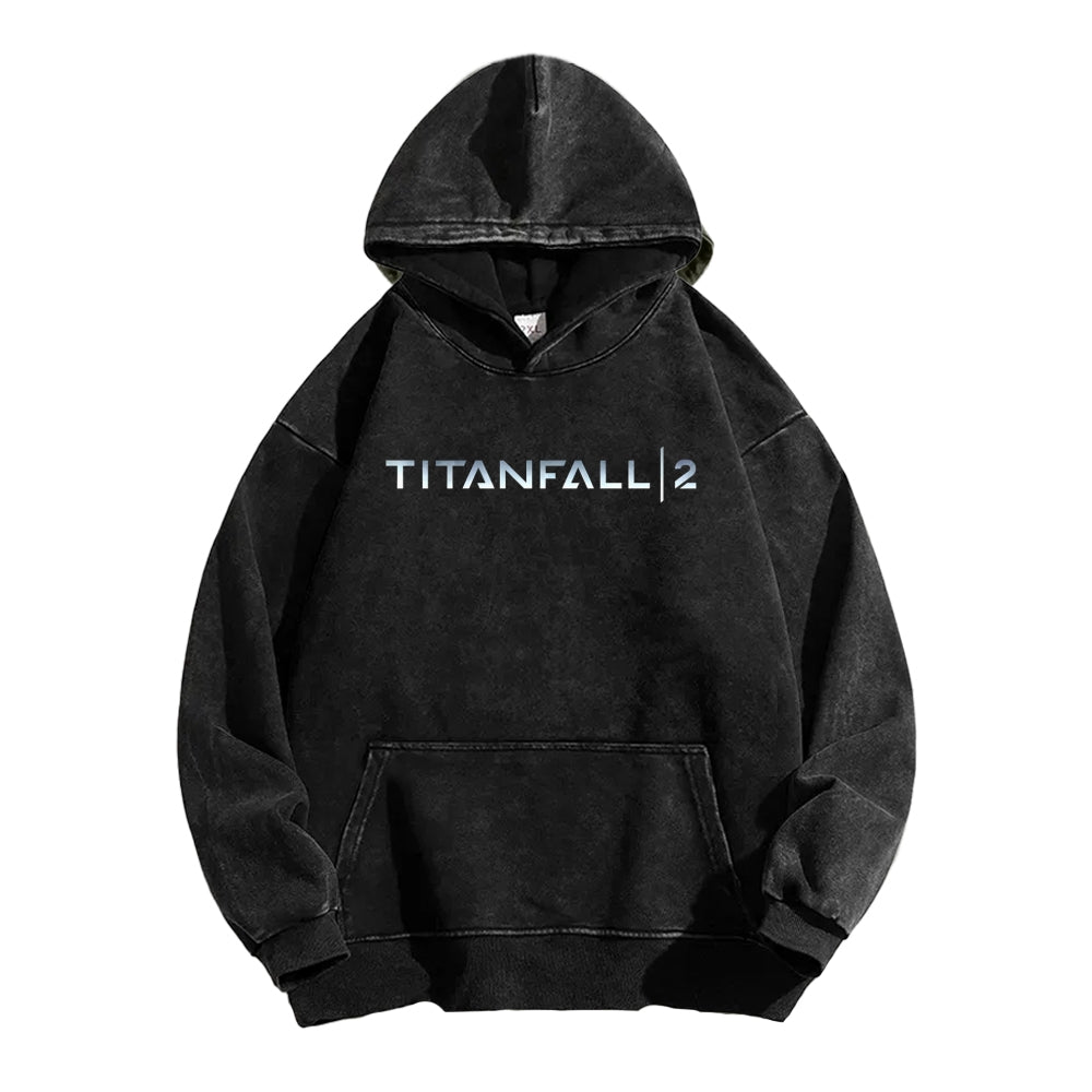 TITANFALL Unisex Washed Hoodie 2601003394