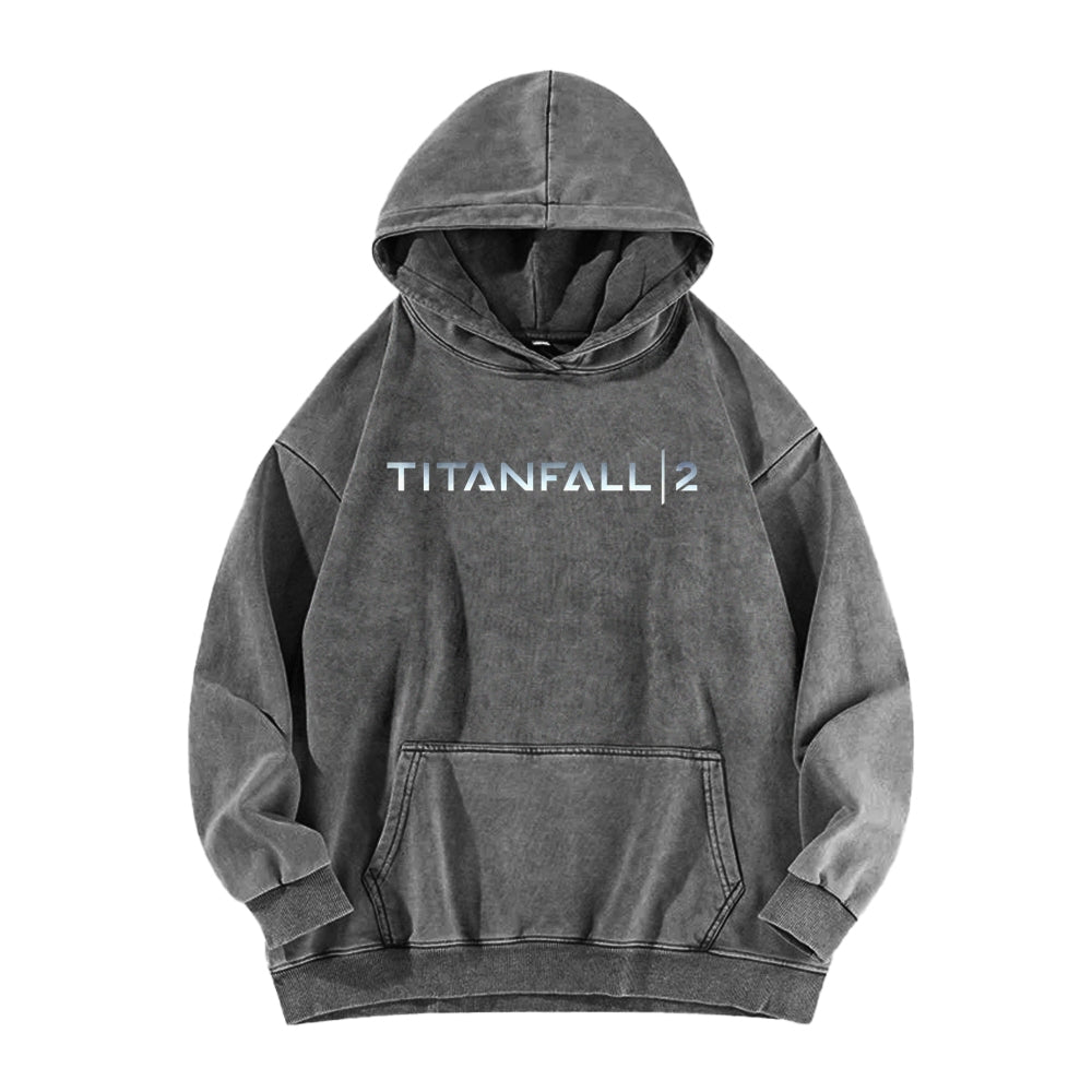 TITANFALL Unisex Washed Hoodie 2601003394