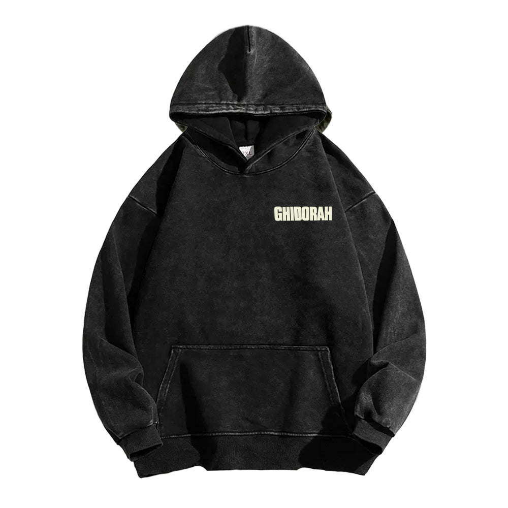 Godzilla Unisex Washed Hoodie 2601004505