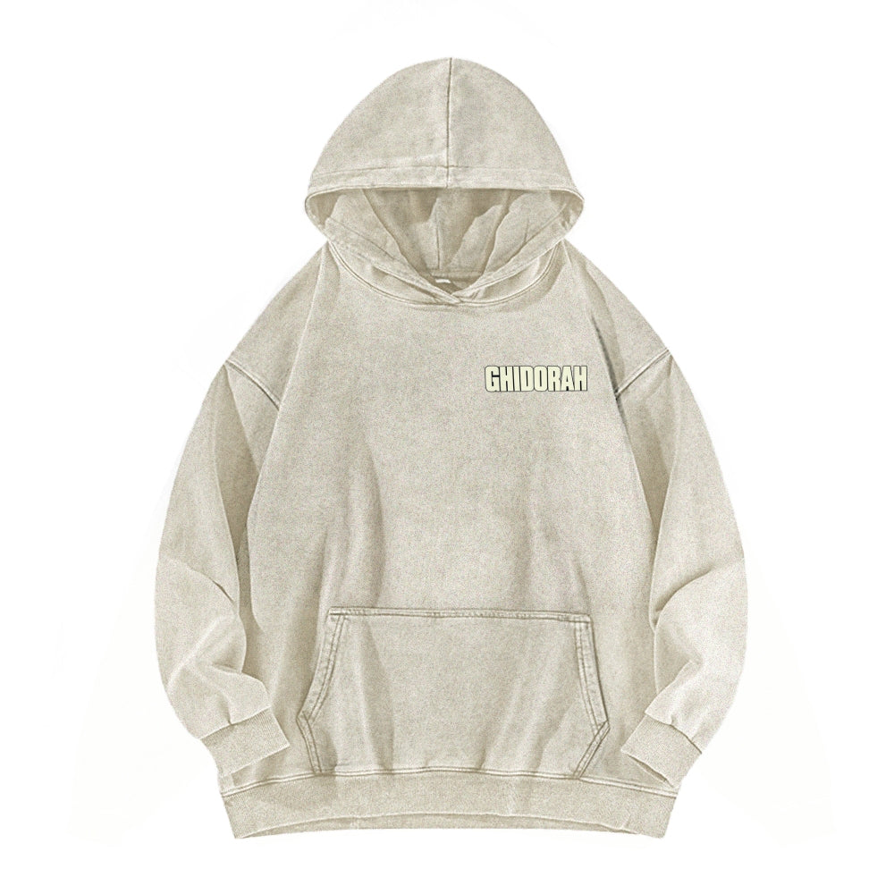 Godzilla Unisex Washed Hoodie 2601004505