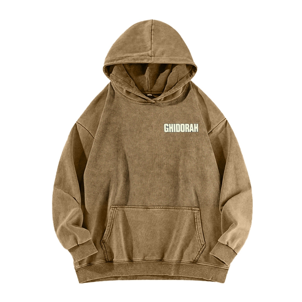 Godzilla Unisex Washed Hoodie 2601004505
