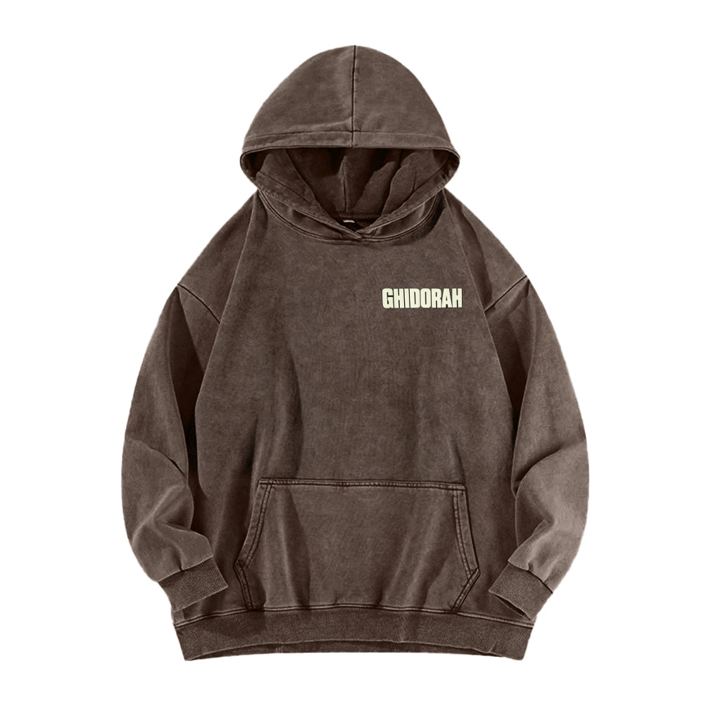Godzilla Unisex Washed Hoodie 2601004505