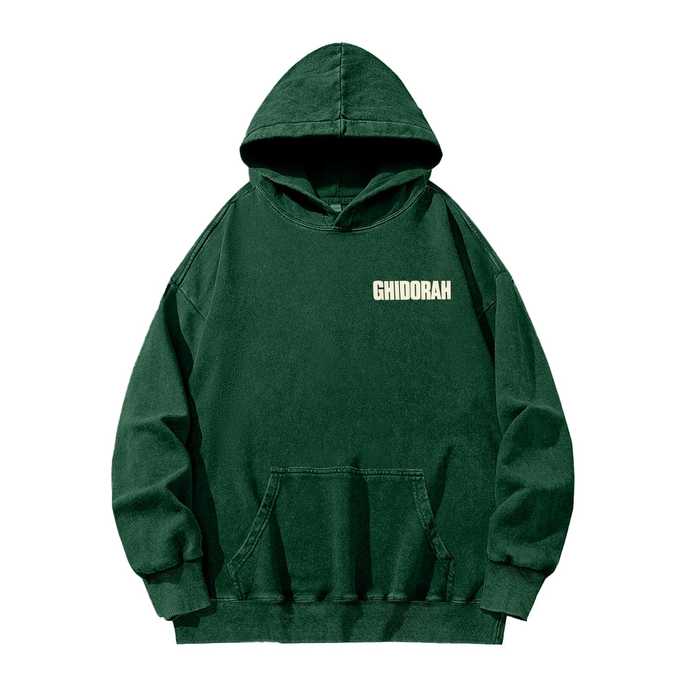 Godzilla Unisex Washed Hoodie 2601004505
