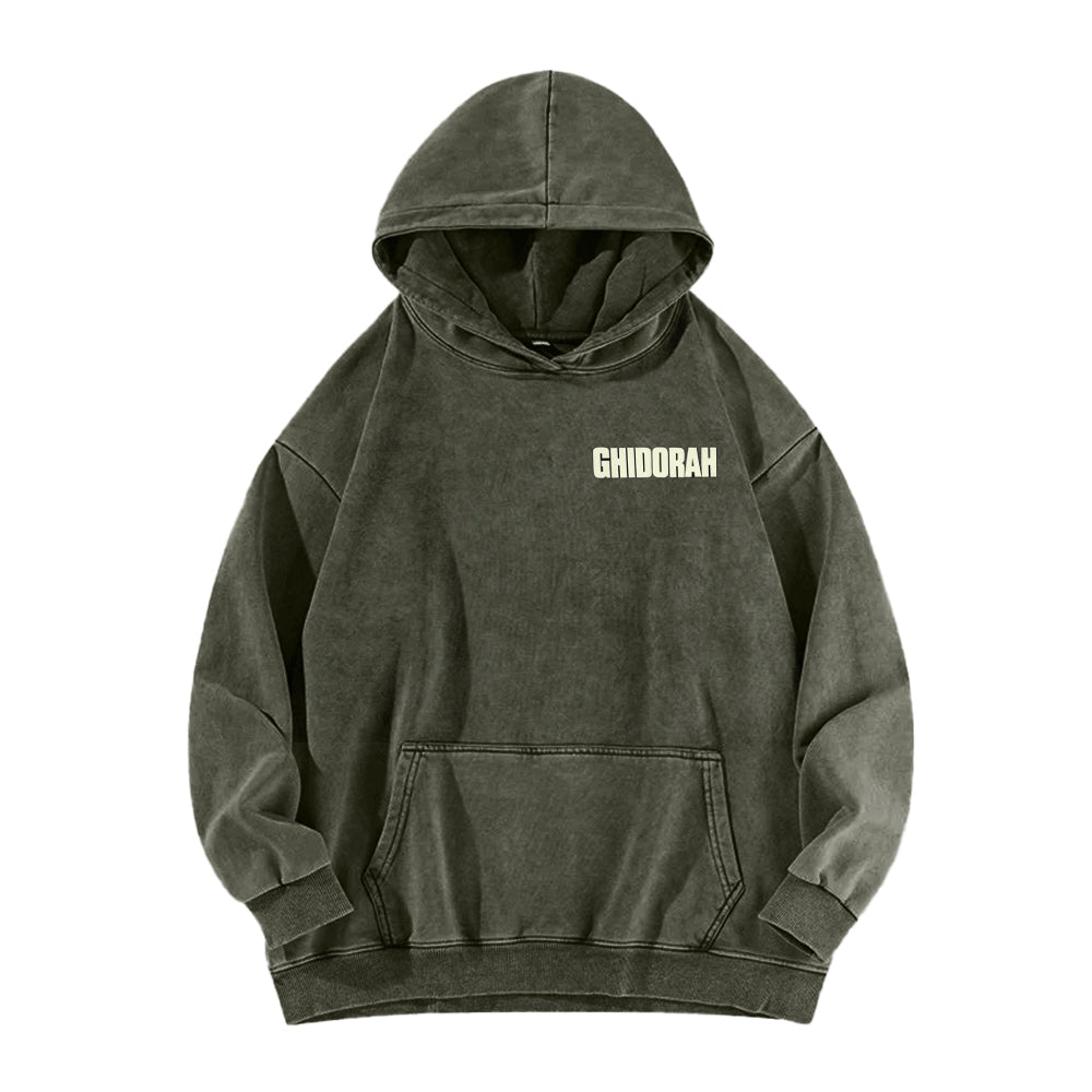 Godzilla Unisex Washed Hoodie 2601004505