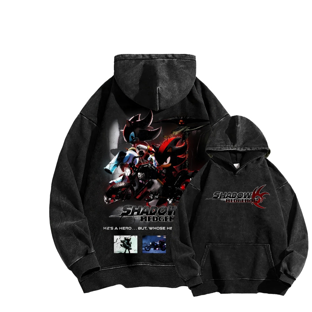 Sonic Unisex Washed Hoodie 2601004985