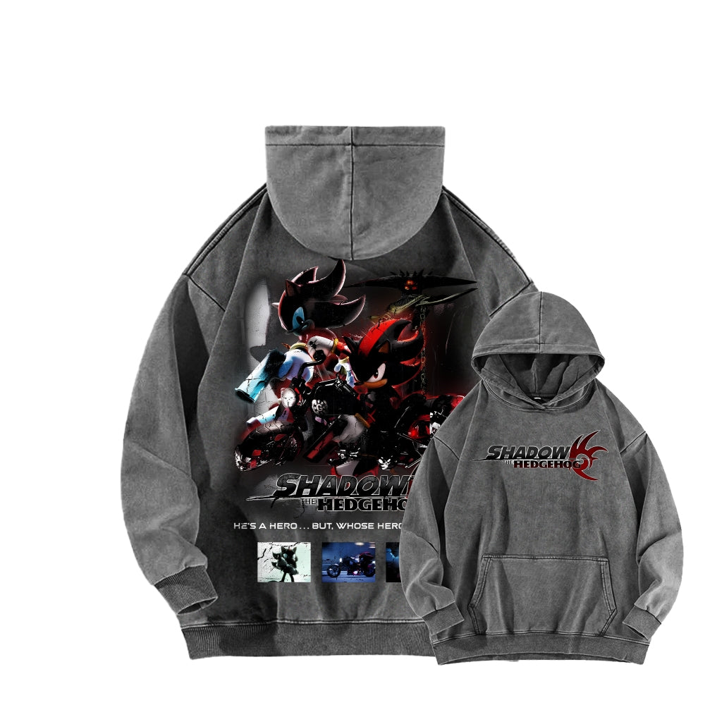 Sonic Unisex Washed Hoodie 2601004985