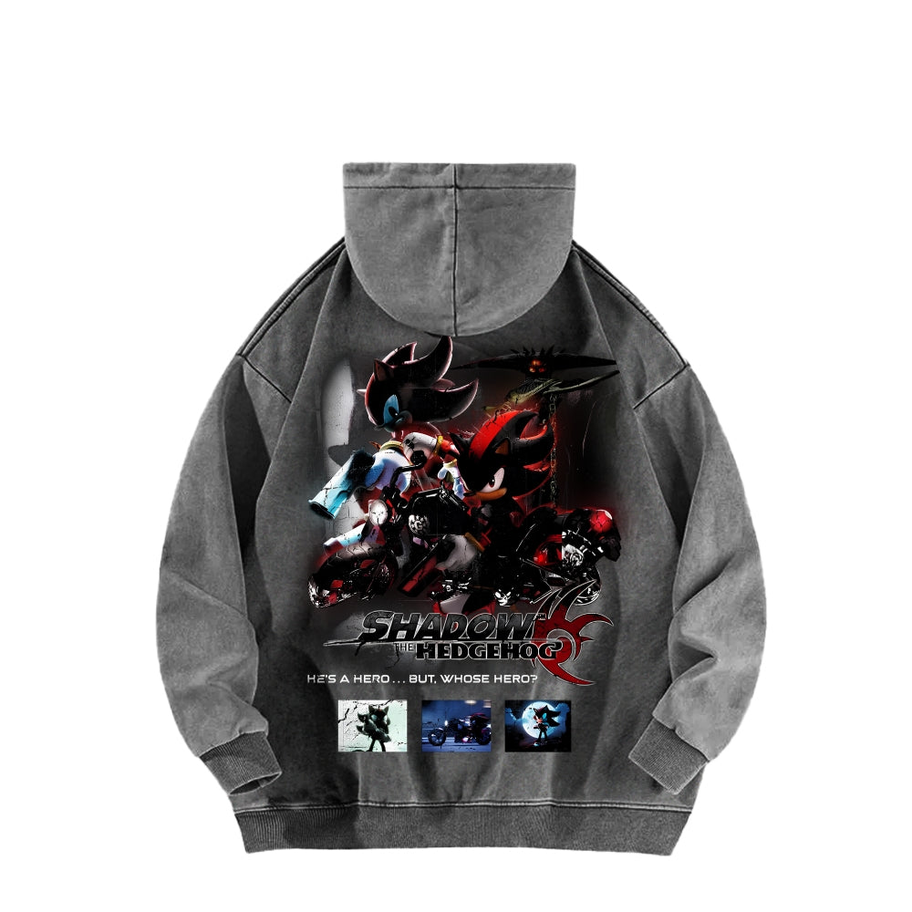Sonic Unisex Washed Hoodie 2601004985