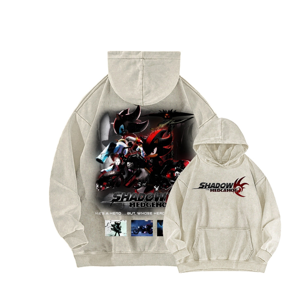 Sonic Unisex Washed Hoodie 2601004985