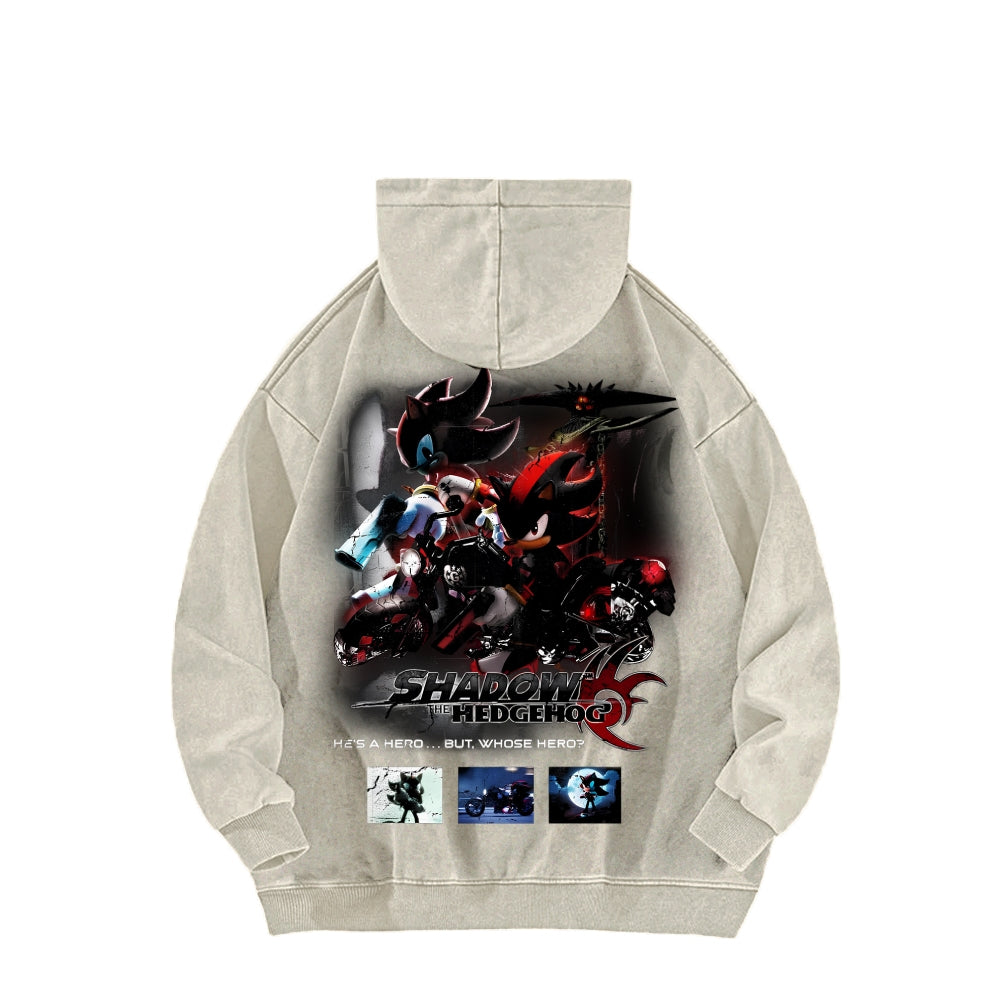 Sonic Unisex Washed Hoodie 2601004985