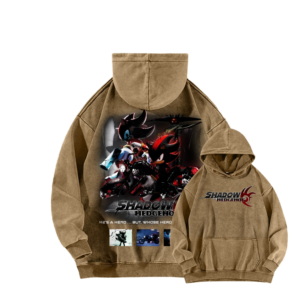 Sonic Unisex Washed Hoodie 2601004985