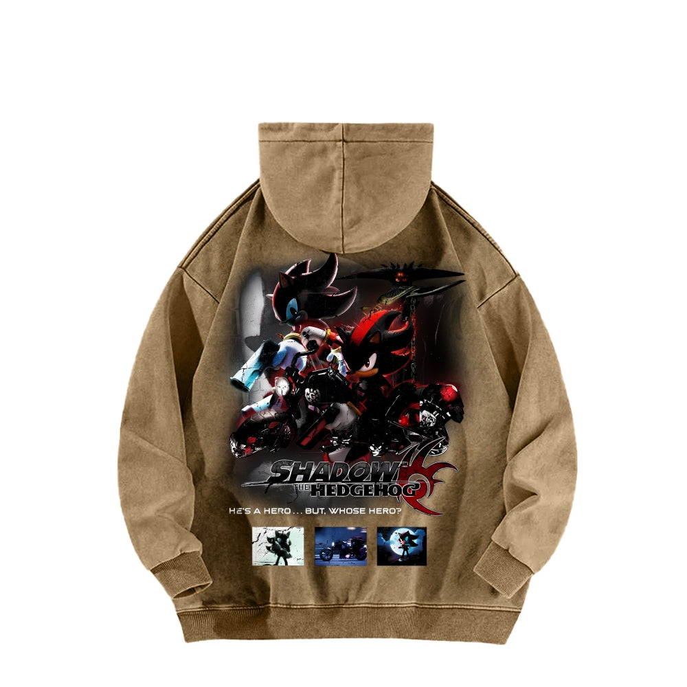 Sonic Unisex Washed Hoodie 2601004985